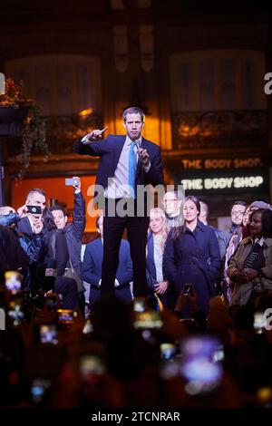 Madrid, 01/25/2020. Rencontre de Juan Guaidó, président en charge du Venezuela, lors de sa visite à Madrid. Photo : Guillermo Navarro. ARCHDC. Crédit : Album / Archivo ABC / Guillermo Navarro Banque D'Images