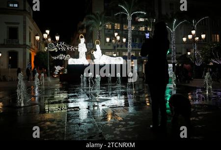 Córdoba, 12/03/2020. Allumer l'éclairage extraordinaire de Noël à Córdoba, lumières de Noël. Photo : Valerio Merino ARCHCOR. Crédit : Album / Archivo ABC / Valerio Merino Banque D'Images