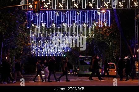 Córdoba, 12/03/2020. Allumer l'éclairage extraordinaire de Noël à Córdoba, lumières de Noël. Photo : Valerio Merino ARCHCOR. Crédit : Album / Archivo ABC / Valerio Merino Banque D'Images