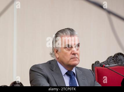 Madrid, 07/15/2015. Procès de Luis Bárcenas contre le Parti populaire pour licenciement abusif. Photo : Ignacio Gil ARCHDC. Crédit : Album / Archivo ABC / Ignacio Gil Banque D'Images