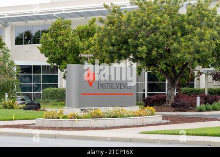 Bureau Texas instruments à Silicon Valley à San Jose, CA, États-Unis Banque D'Images