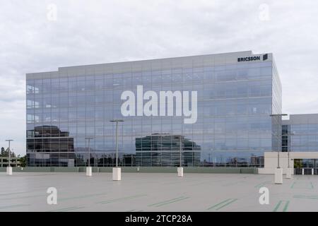 Immeuble de bureaux Ericsson à Santa Clara, Californie, États-Unis Banque D'Images