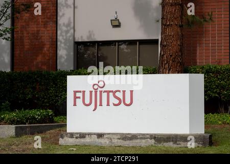 Siège social américain de Fujitsu à Sunnyvale, Californie, États-Unis Banque D'Images