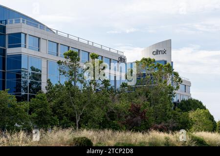 Immeuble de bureaux Citrix dans la Silicon Valley, Santa Clara, Californie, États-Unis Banque D'Images