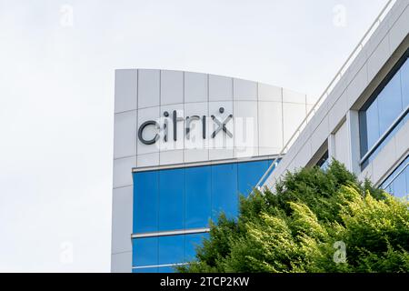 Immeuble de bureaux Citrix dans Silicon Valley, Santa Clara, Californie, USA t Banque D'Images