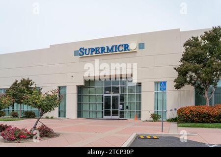 Siège social de Supermicro à San Jose, Californie, États-Unis Banque D'Images
