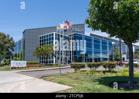 Usine Tesla Kato Road à Fremont, Californie, États-Unis Banque D'Images