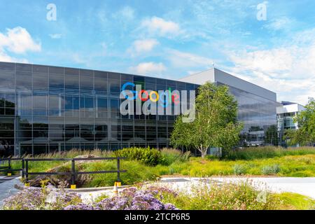 Googleplex dans la Silicon Valley, Mountain View, Californie, États-Unis Banque D'Images