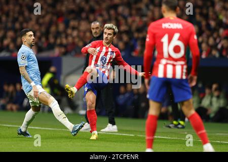 Madrid, Espagne. 13 décembre 2023. Antoine Griezmann (Atletico) football/football : phase de groupes de l'UEFA Champions League Match 6 Match de Groupe E entre le Club Atletico de Madrid 2-0 SS Lazio à l'Estadio Metropolitano à Madrid, Espagne . Crédit : Mutsu Kawamori/AFLO/Alamy Live News Banque D'Images