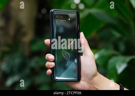 HCMC, VN - Rog Phone 5 pour usage éditorial Banque D'Images