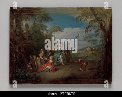 L'âge d'or 1982 de Jean-Baptiste Joseph Pater Banque D'Images