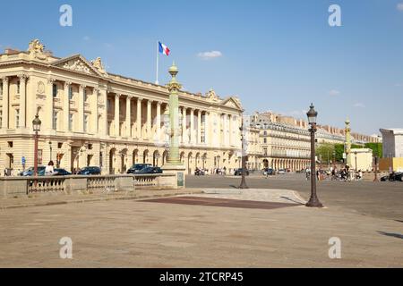 Place de la Concorde, l'une des places les plus célèbres de Paris, France Banque D'Images