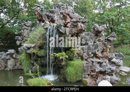 Jardin de Chine à Luisenpark, Mannheim, Allemagne Banque D'Images