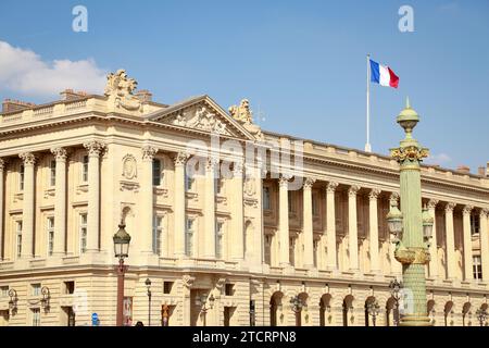 Place de la Concorde, l'une des places les plus célèbres de Paris, France Banque D'Images