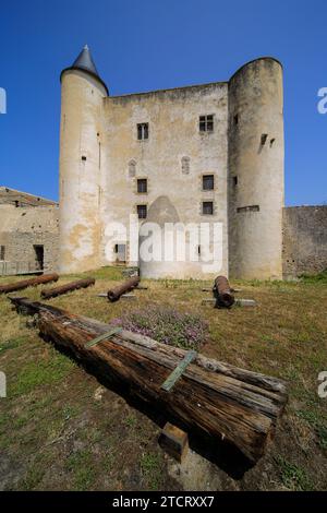 Château de Noirmoutier, Vendée, France. Banque D'Images