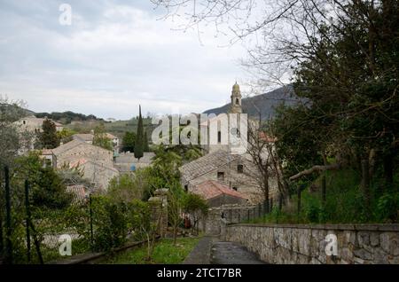 Arquà Petrarca, Padoue, Vénétie, Italie, Europe Banque D'Images