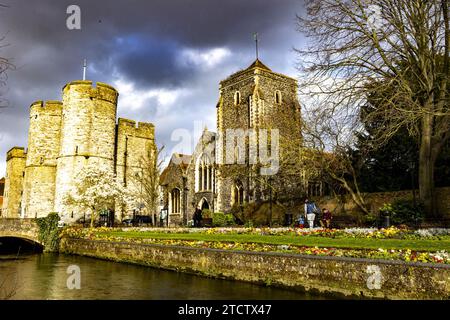 Westgate Park, Canterbury, Kent, Angleterre, Royaume-Uni Banque D'Images