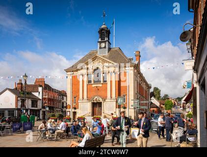 Royaume-Uni, Angleterre, Oxfordshire, Henley on Thames, Market place, mairie Banque D'Images