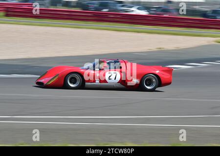 John Sheldon, Chevron B16, HSCC GT & SR Championship for Guards Trophy et HSCC Thundersports Series, boîtier de démonstration ; voitures standard, voitures GT de compétition, Banque D'Images