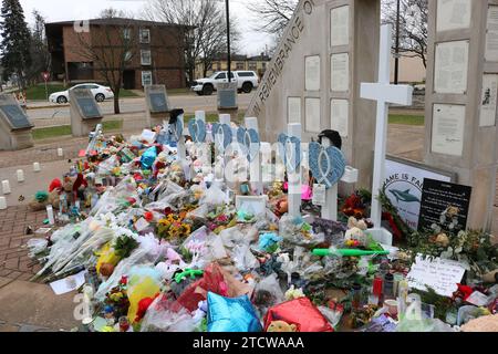 Waukesha Christmas Parade Memorial Banque D'Images