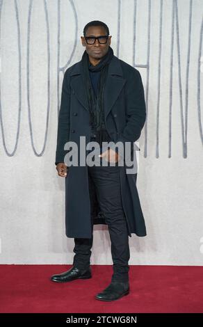 David Harewood assiste à la projection de Poor Things au Royaume-Uni au Barbican Centre de Londres. Date de la photo : jeudi 14 décembre 2023. Banque D'Images