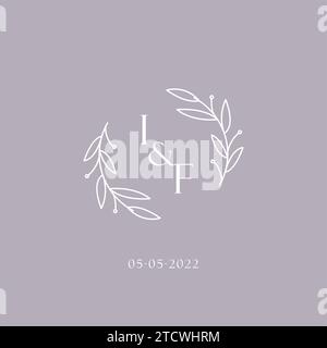 Initiales SI mariage monogramme logo inspiration graphique vectoriel Illustration de Vecteur