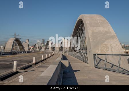 Le viaduc de la 6e rue Banque D'Images