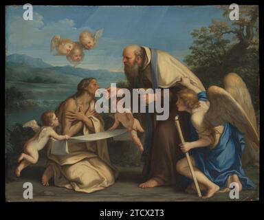 La dernière Communion de Sainte Marie d'Egypte 1996 par Marcantonio Franceschini Banque D'Images