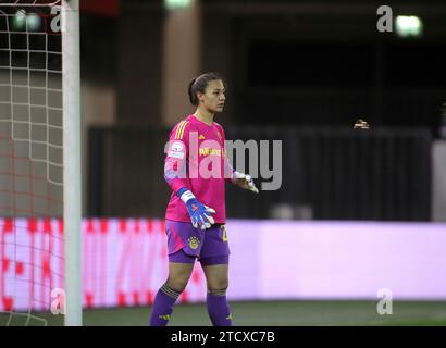 München, Deutschland 14. Décembre 2023 : Fussball, Frauen, Ligue des Champions, 3.Spieltag, saison 2023/2024, FC Bayern München - Ajax Amsterdam, Campus Maria Luisa Grohs (FC Bayern München) Kopf, Oberkörper Banque D'Images