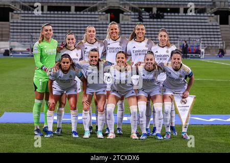 France. 31 janvier 2023. Joueuses du Real Madrid lors du match de l'UEFA Women's Champions League entre le Paris FC et le Real Madrid au Stade Charlety à Paris, France. (Pauline FIGUET/SPP) crédit : SPP Sport Press photo. /Alamy Live News Banque D'Images