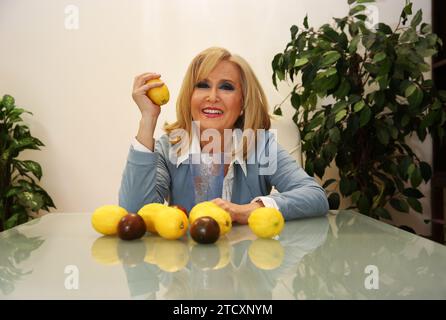 Madrid, 05/30/2016. Entretien avec Nieves Herrero. Photo : Rafa Albarrán Archdc. Crédit : Album / Archivo ABC / Rafa Albarrán Banque D'Images