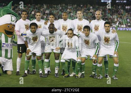 Seville, 01/29/2009. Copa del Rey match between Real Betis and Mallorca CF played at the Manuel Ruiz de Lopera stadium. Photo: Raúl Doblado ARCHSEV. Credit: Album / Archivo ABC / Raúl Doblado Stock Photo