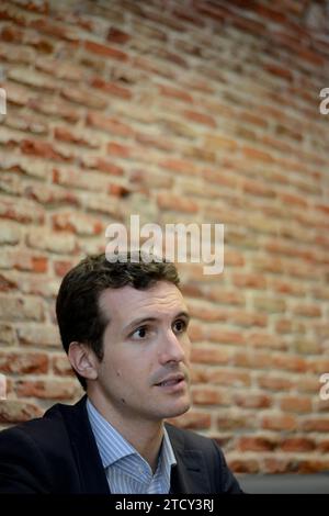 Madrid, 06/19/2015. Entretien avec Pablo Casado. Photo : Maya Balanya Archdc. Crédit : Album / Archivo ABC / Maya Balanya Banque D'Images