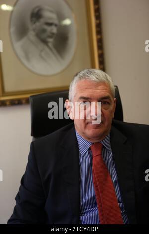 Madrid, 04/04/2017. Entretien avec l'ambassadeur turc en Espagne, Ömer Önhon. Photo : Ernesto Agudo. Archdc. Crédit : Album / Archivo ABC / Ernesto Agudo Banque D'Images