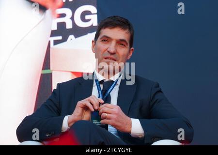 Actualités - Atreju, manifestation politique organisée par Fratelli d Italia, le parti Giorgia Meloni Francesco Acquaroli, homme politique pendant Atreju, manifestation politique organisée par Fratelli d Italia, le parti Giorgia Meloni, nouvelles à Rome, Italie, décembre 14 2023 Rome Castel Sant Angelo Italie Copyright : xAlessandraxCarlix/xLiveMediax LPN 1163056 Banque D'Images