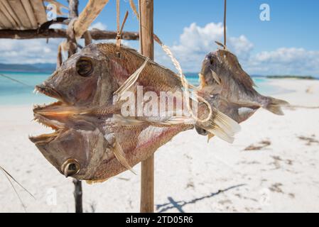 Nosy Bè la belle petite île de Madagascar composée de deux îles Banque D'Images