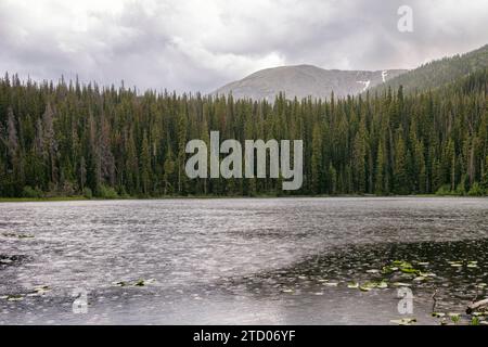 Lac surprise dans la nature sauvage Eagles Nest, Colorado Banque D'Images