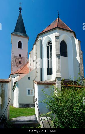 Église paroissiale catolique, zu Maria Himmelfahrt am Berge, Raabs an der Thaya, Basse-Autriche, Autriche Banque D'Images