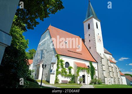 Église paroissiale catolique, zu Maria Himmelfahrt am Berge, Raabs an der Thaya, Basse-Autriche, Autriche Banque D'Images