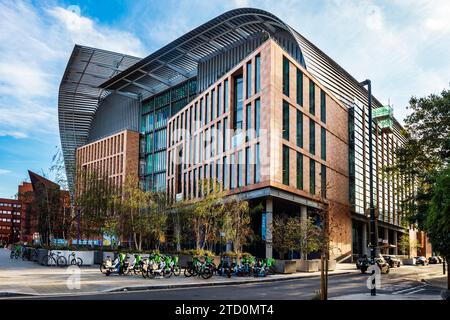 Bâtiment principal du Francis Crick Institute, anciennement le UK Centre for Medical Research and innovation, centre de recherche biomédicale à Londres, Royaume-Uni Banque D'Images