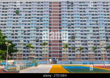CHOI Hung Estate, Rainbow Estate, situé à Kowloon, Hong kong, Chine Banque D'Images