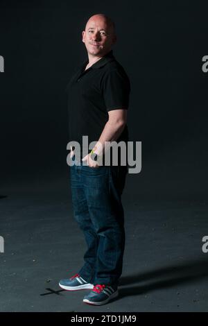 David Baillie assiste à un photocall lors du Festival international du livre d'Édimbourg le 2017 août à Édimbourg, en Écosse. Banque D'Images