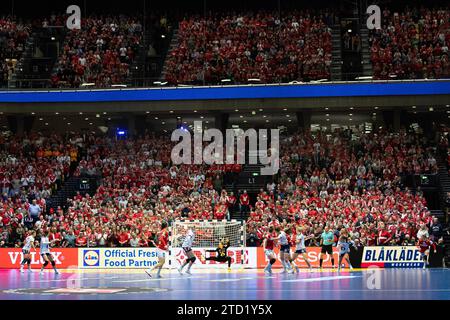 Herning, Danemark, 15 décembre 2023 : demi-finale du Championnat du monde Femme IHF 2023 entre le Danemark et la Norvège à Jyske Bank Boxen à Herning, Danemark (Ane Frosaker / SPP) Banque D'Images