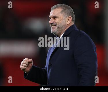 Lors du match de Premier League Nottingham Forest vs Tottenham Hotspur au City Ground, Nottingham, Royaume-Uni, le 15 décembre 2023 (photo Gareth Evans/News Images) à Nottingham, Royaume-Uni le 12/15/2023. (Photo Gareth Evans/News Images/Sipa USA) Banque D'Images