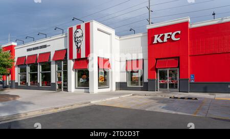 Premier restaurant KFC (Kentucky Fried Chicken) au monde à Salt Lake City, Utah, États-Unis Banque D'Images