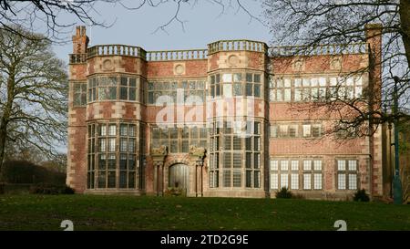 Une vue d'Astley Hall, Astley Park, Chorley, Lancashire, Angleterre, Europe Banque D'Images