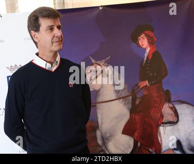 Madrid, 12/15/2015. Hommage à la duchesse d'Alba. Dans l'image, Cayetano Martínez de Irujo. Photo : Ernesto Acute Archdc. Crédit : Album / Archivo ABC / Ernesto Agudo Banque D'Images