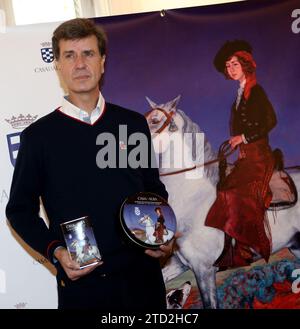 Madrid, 12/15/2015. Hommage à la duchesse d'Alba. Dans l'image, Cayetano Martínez de Irujo. Photo : Ernesto Acute Archdc. Crédit : Album / Archivo ABC / Ernesto Agudo Banque D'Images