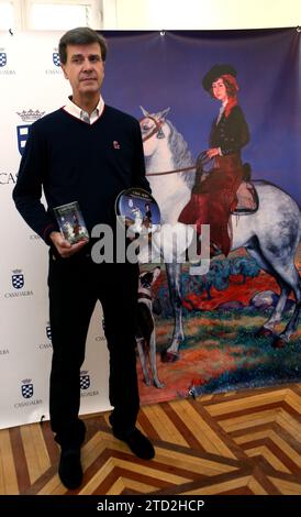 Madrid, 12/15/2015. Hommage à la duchesse d'Alba. Dans l'image, Cayetano Martínez de Irujo. Photo : Ernesto Acute Archdc. Crédit : Album / Archivo ABC / Ernesto Agudo Banque D'Images