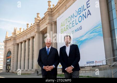 Barcelone, 05/04/2023. Conférence de presse automobile Barcelone, avec le président Enrique Lacalle. Photo : PEP Dalmau. ARCHDC. Crédit : Album / Archivo ABC / PEP Dalmau Banque D'Images